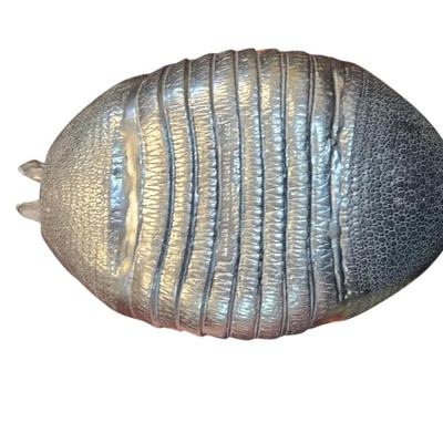 Arthur Court Cast Aluminum Armadillo Basket