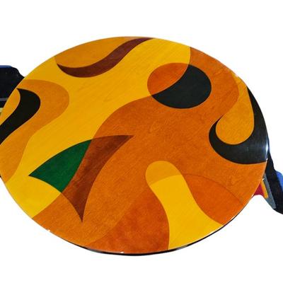 Signed Benjamin Le Modern Abstract Coffee Table