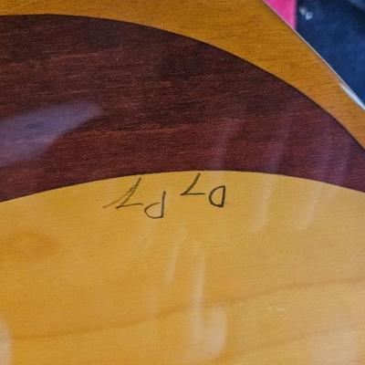 Signed Benjamin Le Modern Abstract Coffee Table