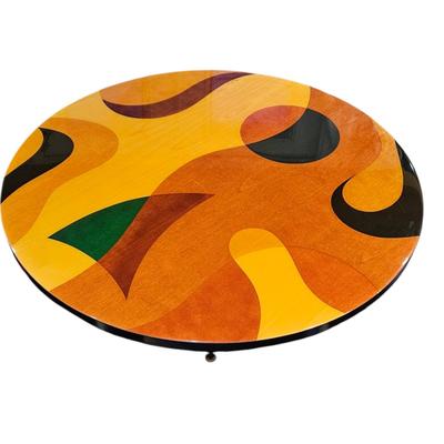 Signed Benjamin Le Modern Abstract Coffee Table