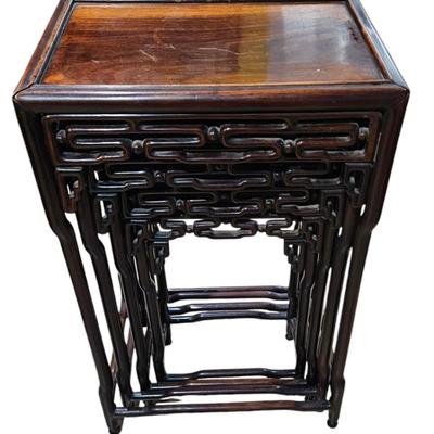 Antique Chinese Blackwood Tables, Circa 1850