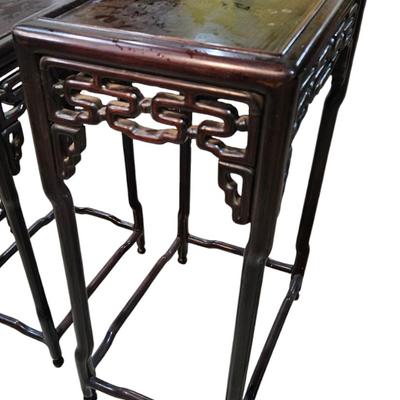 Antique Chinese Blackwood Tables, Circa 1850
