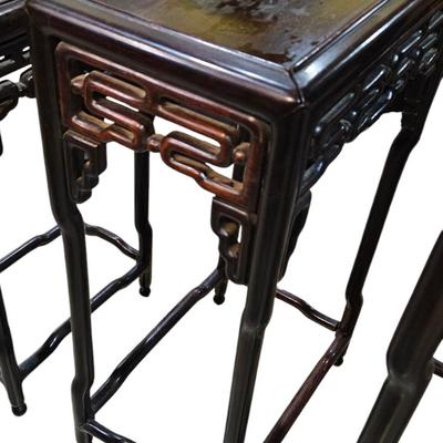 Antique Chinese Blackwood Tables, Circa 1850
