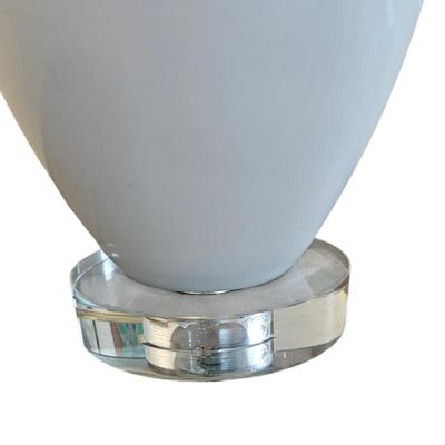 Drum Glass Table Lamp