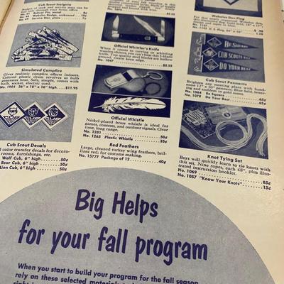 Fall 1955 & 1956 Cub Scouts Quarterly Newsletters BSA Boy Scouts