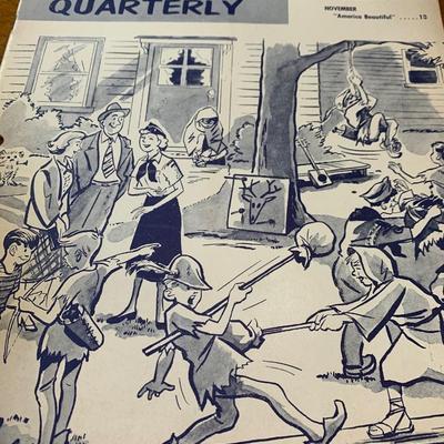 Fall 1955 & 1956 Cub Scouts Quarterly Newsletters BSA Boy Scouts