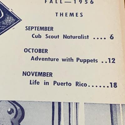 Fall 1955 & 1956 Cub Scouts Quarterly Newsletters BSA Boy Scouts