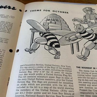 Fall 1955 & 1956 Cub Scouts Quarterly Newsletters BSA Boy Scouts