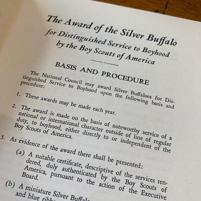 1951 Boy Scouts Awards Ceremony Silver Buffalo Antelope Beaver