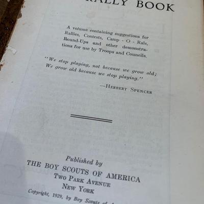 1929 Boy Scouts Rally Demonstration Guide