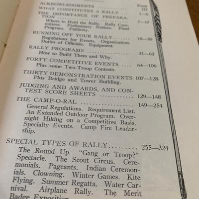 1929 Boy Scouts Rally Demonstration Guide