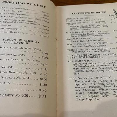 1929 Boy Scouts Rally Demonstration Guide