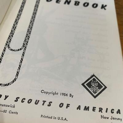 1954 Golden Chief Cub Scouts Den Book Norman Rockwell Art Cover BSA