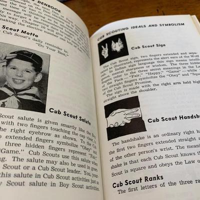 1954 Golden Chief Cub Scouts Den Book Norman Rockwell Art Cover BSA
