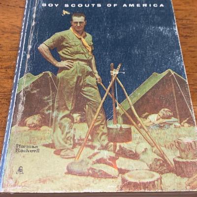 1966 Scoutmasters Boy Scouts Of America Handbook Norman Rockwell Cover Art
