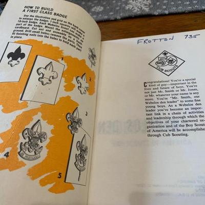 1979 Webelos Den Leaders Boy Scouts of America Book