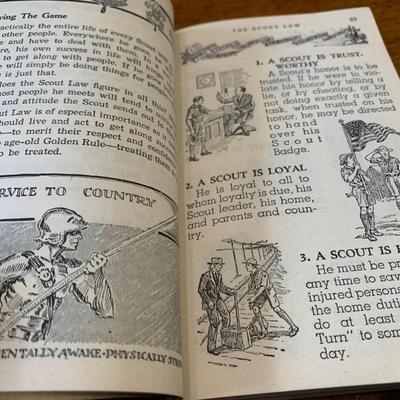1944 Handbook For Boys Boys Scouts Manual Rockwell Cover
