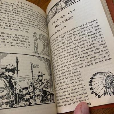1944 Handbook For Boys Boys Scouts Manual Rockwell Cover
