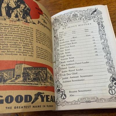 1944 Handbook For Boys Boys Scouts Manual Rockwell Cover