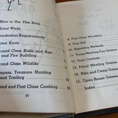 1952 Boy Scout Games Hardback