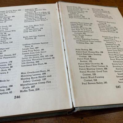 1952 Boy Scout Games Hardback