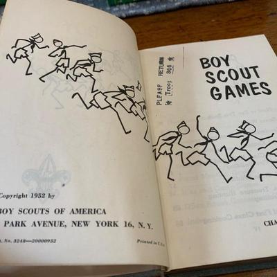1952 Boy Scout Games Hardback
