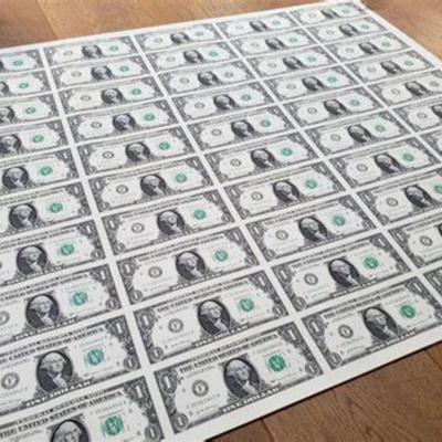 Uncut Sheet of (50) (F) Atlanta, Ga. $1 One Dollar Bills - Series 2017 Uncirculated as Pictured. Shipped in a Tube. FREE DOMESTIC SHIPPING.