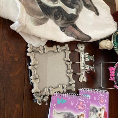 Dog theme Frame, holder, notepads, nightlight and more