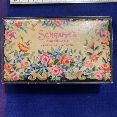 1940’s Schrafft’s Chocolate Tin