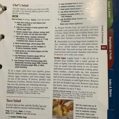 Better Homes and Gardens Cookbook