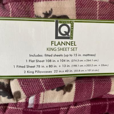 King Flannel Sheet set