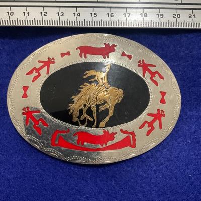 End Of The Trail Belt Buckle