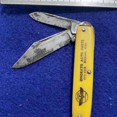 Onorato Auto Parts Milliken, Colo. Vintage Pocket Knife