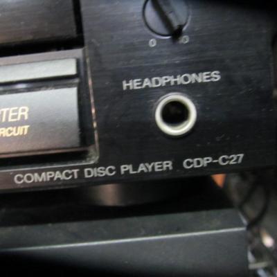 Compact Disc Player CDP-C27 Samsung DVD/Video Player DVD-611