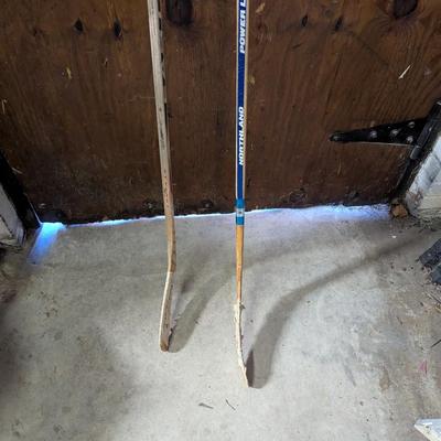 Retake Vintage Hockey Sticks