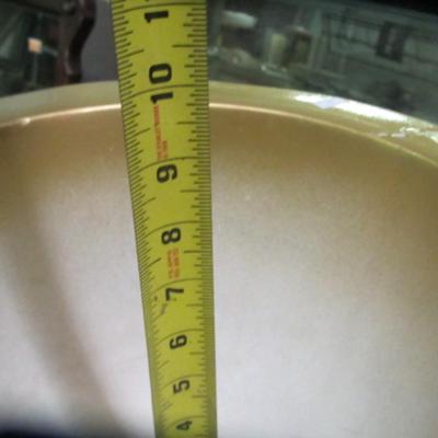 Approx 36" Tall Gold Tone Metal Planter Pot