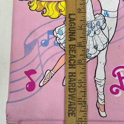 Barbie 1988 Vintage Pink Fold Out Rare Carrying Case Ballerina #2071-9991