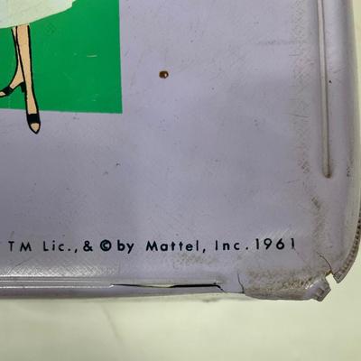 Mattel Barbie Ken Fashion Doll Case 1961 Vintage Light Purple