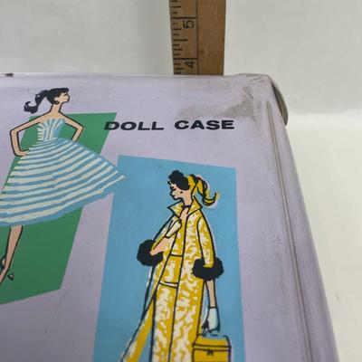 Mattel Barbie Ken Fashion Doll Case 1961 Vintage Light Purple