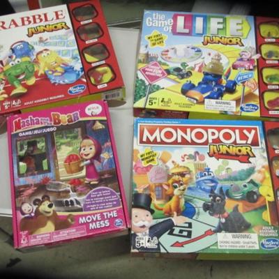 Masha And The Bear Game Junior Board Games Life Monopoly Scrabble