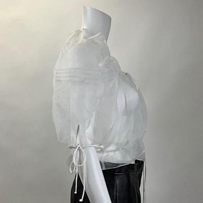 303 RIFD 'For Love and Lemons' Elodie Organza Blouse Size LG