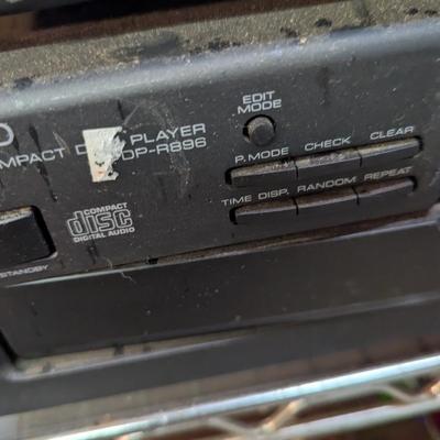 Kenwood Cassette Deck KX-W595 & Disc Player DP-R896