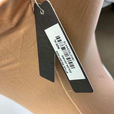 306 SKIMS Ochre High Neck Body Suit Size XL