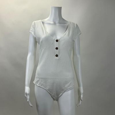 307 Reformation White Spandex One Piece Size XL