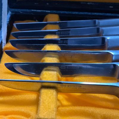 Vintage Handcrafted Super Stainless Steel knife set.