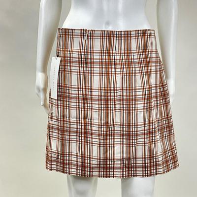 310 VERONICA BEARD Roman Plaid Skirt Size 14