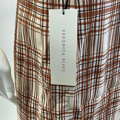 310 VERONICA BEARD Roman Plaid Skirt Size 14