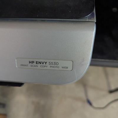 Variety Of Monitors & HP 5530 Print Scan Copy Photo Web