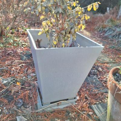 2 square planters