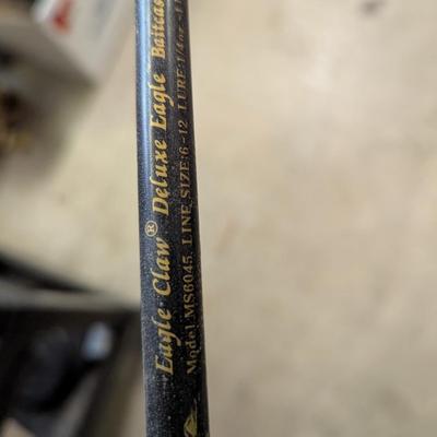Eagle Claw Deluxe Eagle Model MS6045 & Intrepid Shakespeare Rods #1